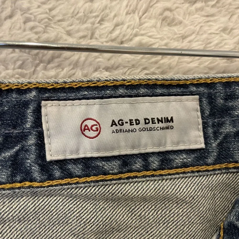 AG Adriano‎ Goldschmied Jeans Womens 26R The Beau Slouchy Skinny Dark Wash Blue